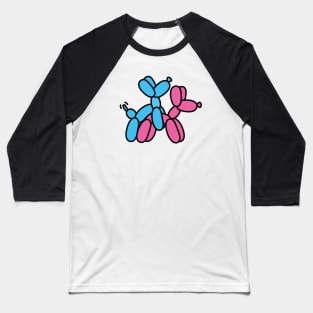 Balloon artist, balloon twister, mating dogs balloon animal Baseball T-Shirt